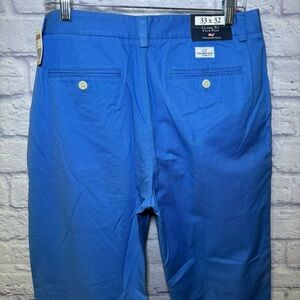 Vineyard Vines Club Pant 33x32 Cotton Twill Blue Classic Fit Casual Straight NWT